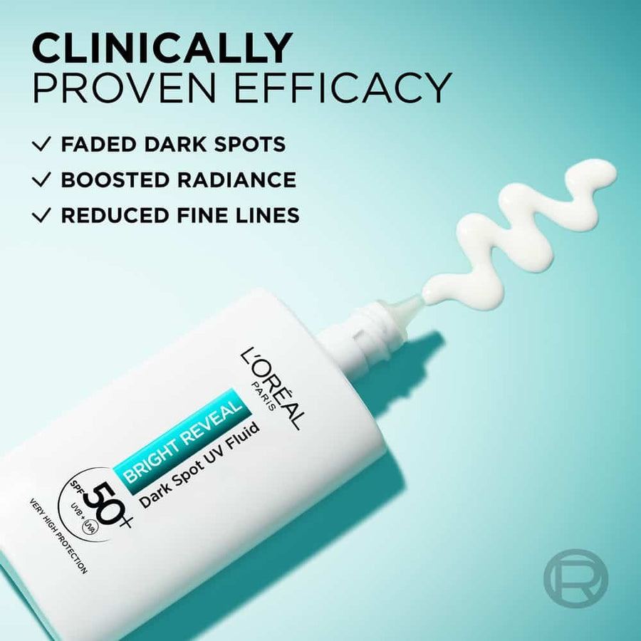 L'Oréal Paris Bright Reveal Dark Spot UV Fluid SPF 50+ 50ml — product packshot