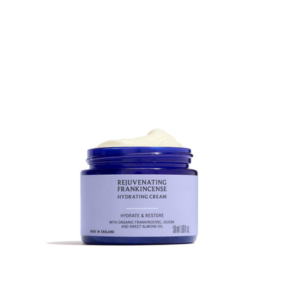 Frankincense Hydrating Cream 50g — angled product shot