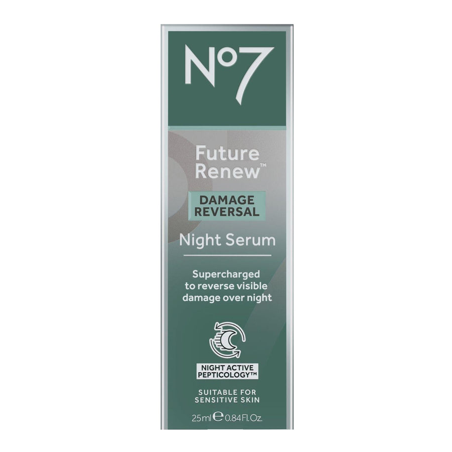 No7 Future Renew Damage Reversal Night Serum 50ml — Peptide Anti-Ageing Serum by No7