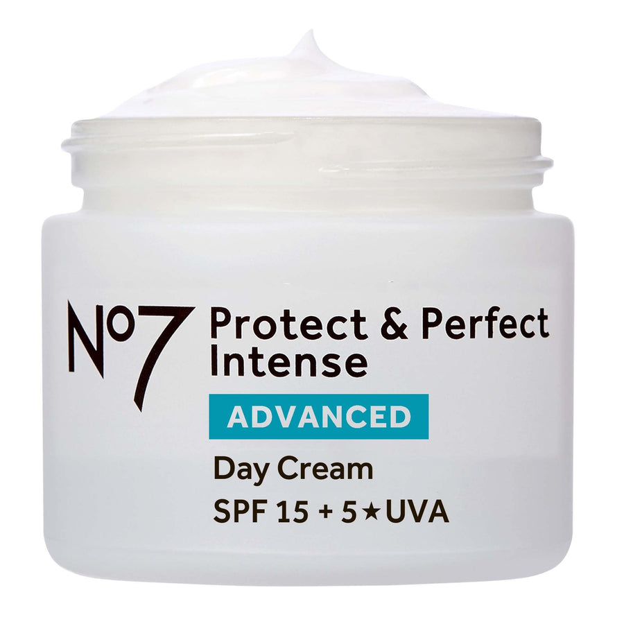 No7 Protect & Perfect Intense Advanced Day Cream 50ml — SPF 15 Anti-Wrinkle Hydrating Moisturiser by No7