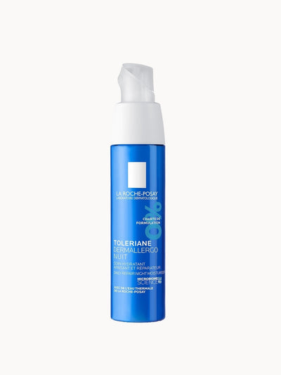 La Roche-Posay Toleriane Dermallergo Night Cream 40ml - Soothing Overnight Moisture for Sensitive Skin by La Roche-Posay