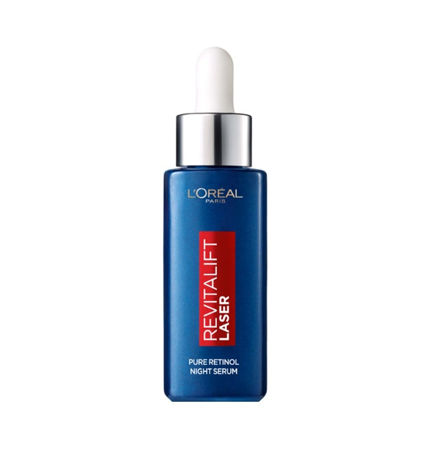 L'Oréal Paris Revitalift Laser Pure Retinol Night Serum 30ml — bottle packshot on white background