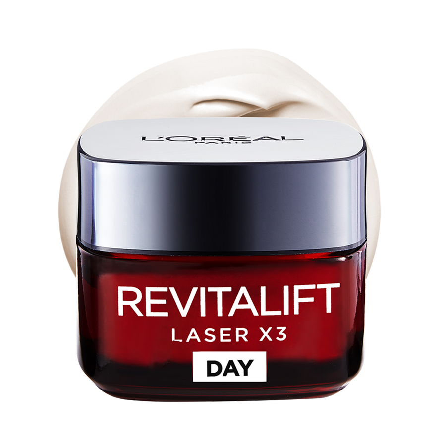 L'Oréal Paris Revitalift Laser Triple Action Day Cream 50ml — Pro-Retinol, Hyaluronic Acid & Vitamin C by L'Oréal Paris