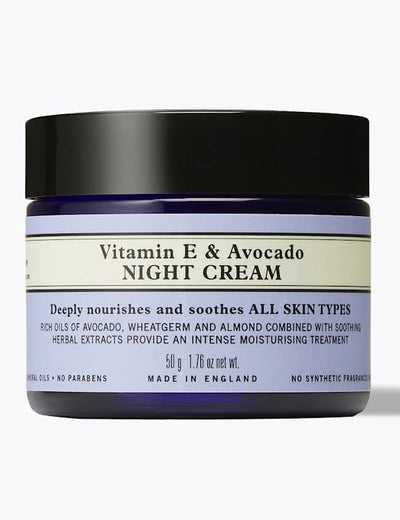 Neal's Yard Remedies Vitamin E & Avocado Night Cream 50g — Organic Nourishing Overnight Moisturiser by Neal's Yard Remedies