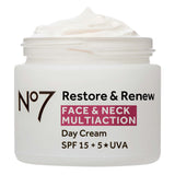 No7 Restore & Renew Face & Neck Multi Action Day Cream 50ml — jar packshot