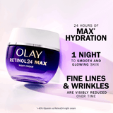 Olay Retinol24 — renewing and smoothing benefits