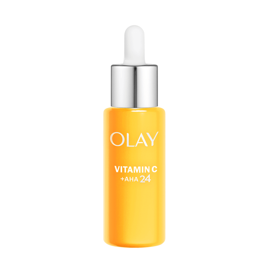 Olay Vitamin C AHA24 day gel cream — angled product shot