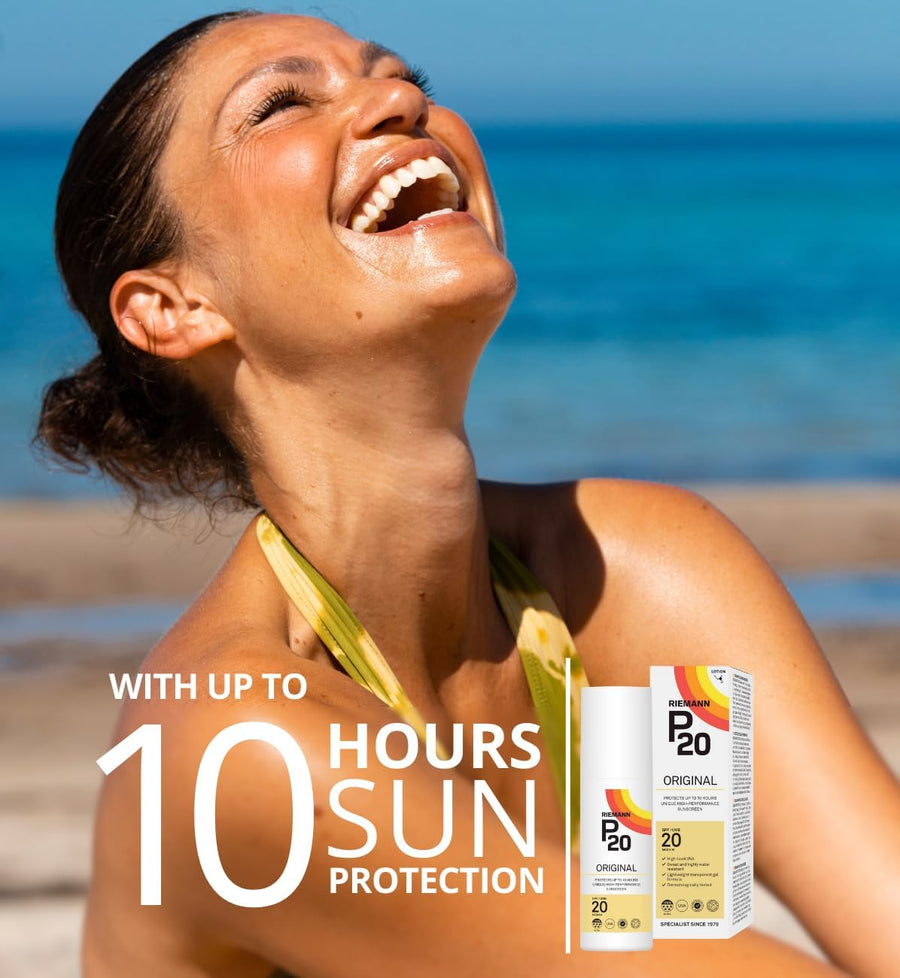 Riemann P20 SPF20 — up to 10 hours sun protection lifestyle shot