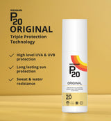 Riemann P20 SPF20 — Triple Protection Technology claims