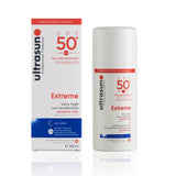 Ultrasun Extreme SPF50+ — back of pack with ingredients and claims