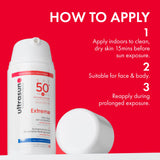 Ultrasun Extreme SPF50+ — how to apply sun gel