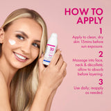 Ultrasun Face SPF30 — how to apply facial sun cream