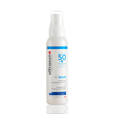 Ultrasun Sports Spray SPF 50 150ml — Transparent Once-a-Day Sun Protection for Active Lifestyles by Ultrasun
