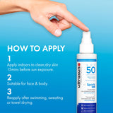 Ultrasun Sports SPF50 — how to apply spray sunscreen
